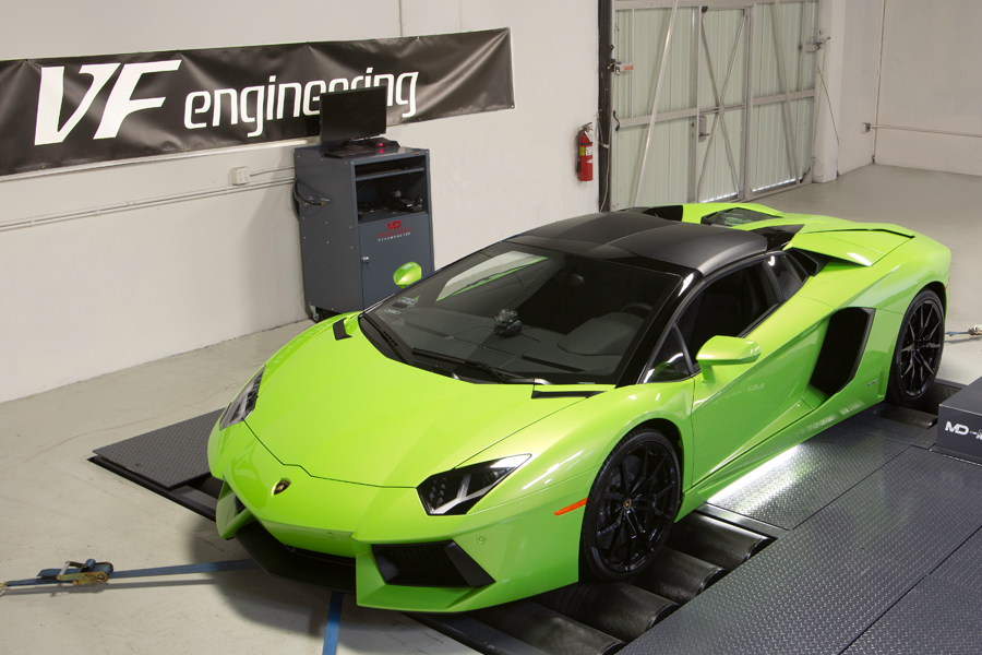 Lamborghini Aventador software tuned
